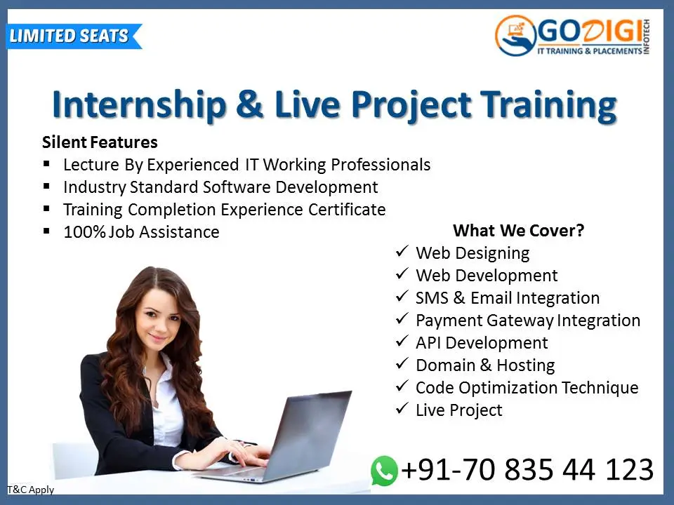 Join Internship & Live Project Training Program By GoDigi InfoTech